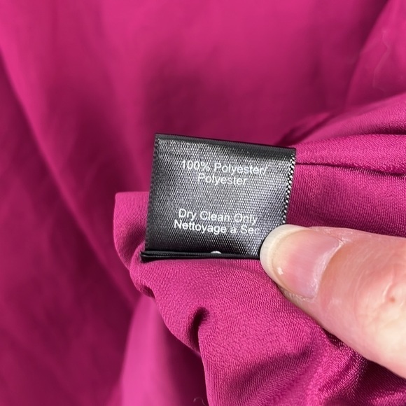DRESS The Population Fushia Chiffon Mini Dress - Picture 10 of 10